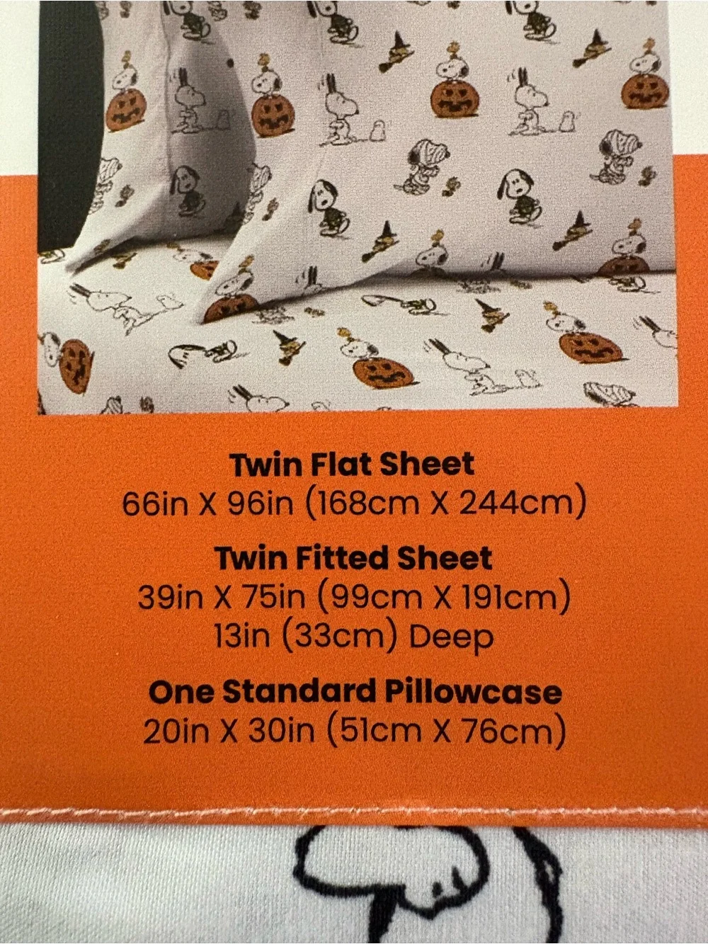Peanuts Snoopy Halloween-Mummy, Ghost, Witch, Skeleton, Jack o Lantern Twin